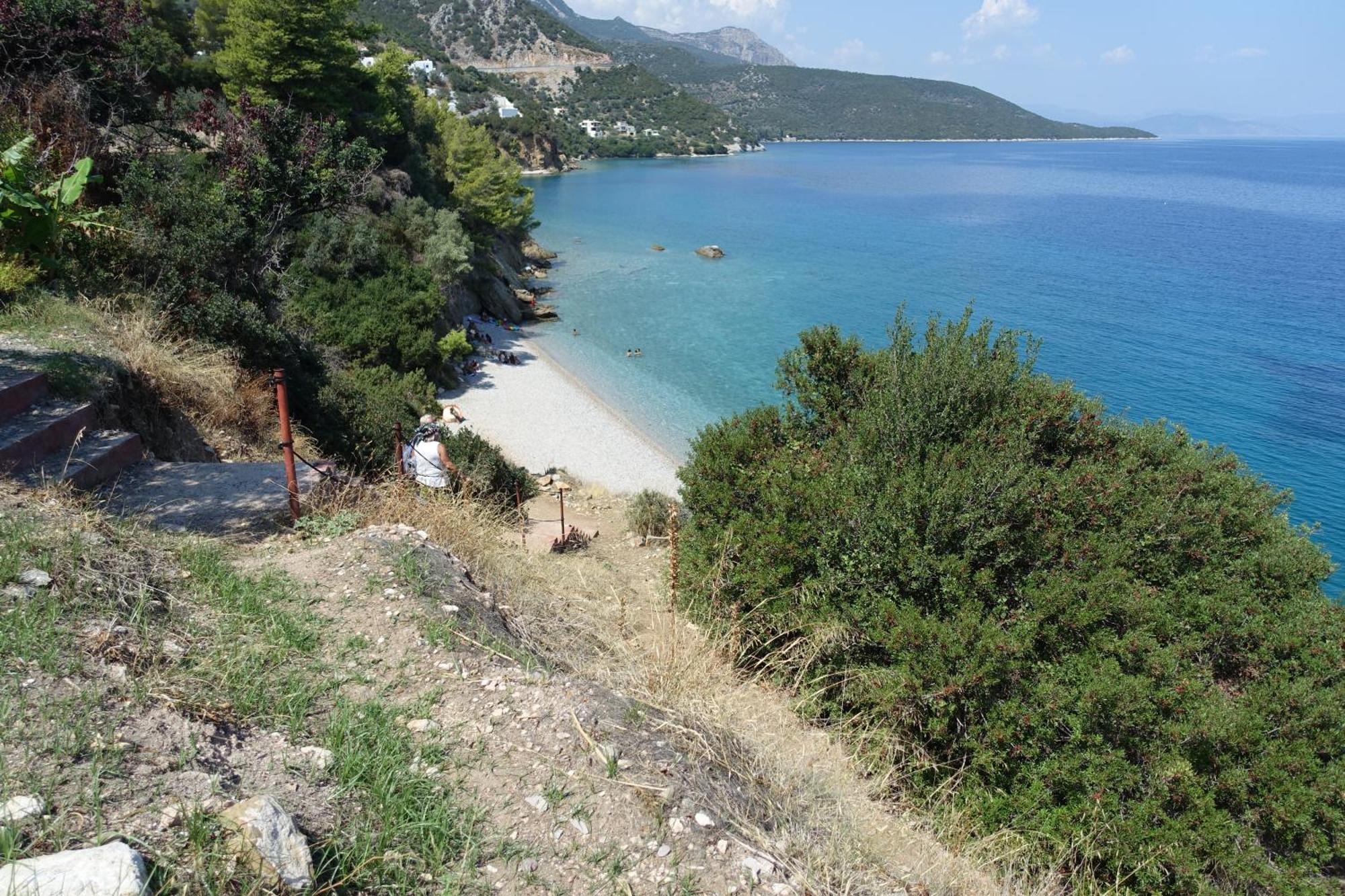 Studio In Villa In Kalloni Direkt Am Meer Kültér fotó